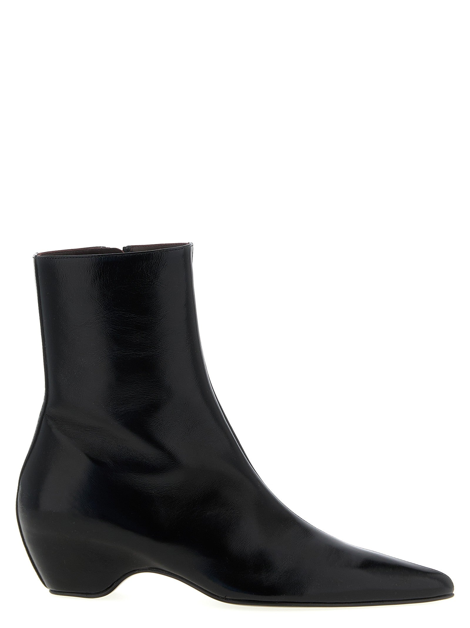 Khaite Sybil Ankle Boots Black