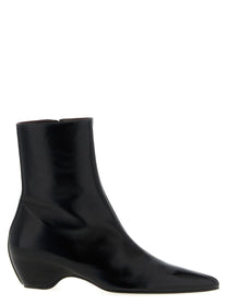 Khaite Sybil Ankle Boots Black