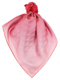 PRADA Symbole Print Scarf Red