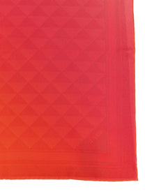 PRADA Symbole Print Scarf Red