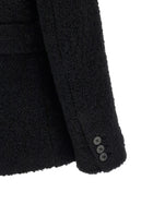ISABEL MARANT Syndra Belted Blazer Black, view 4