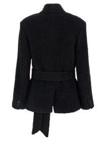 ISABEL MARANT Syndra Belted Blazer Black