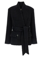 ISABEL MARANT Syndra Belted Blazer Black