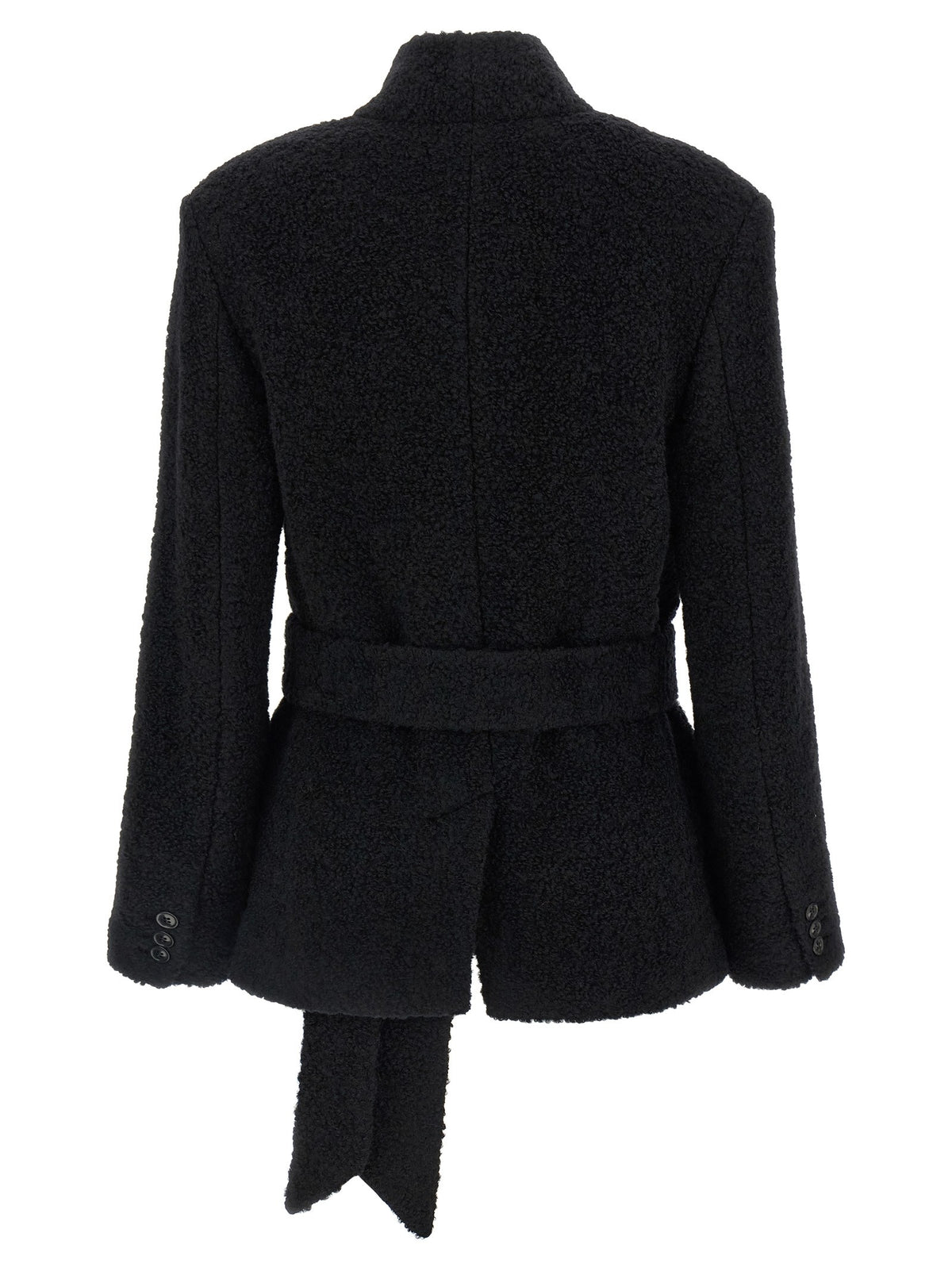 ISABEL MARANT Syndra Belted Blazer Black, view 2