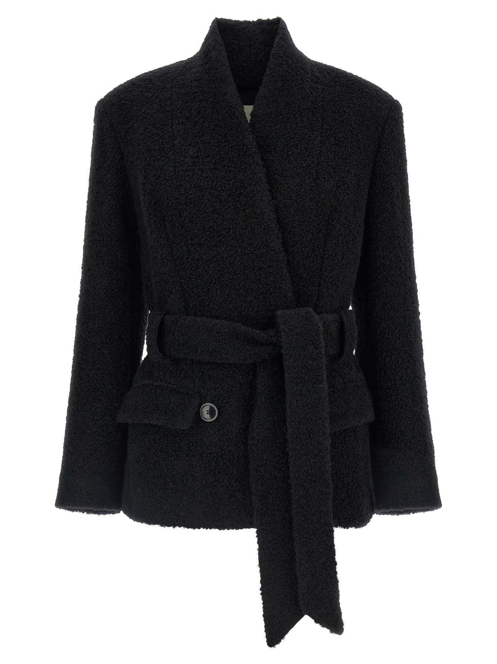 ISABEL MARANT Syndra Belted Blazer Black