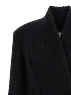 ISABEL MARANT Syndra Belted Blazer Black, view 3