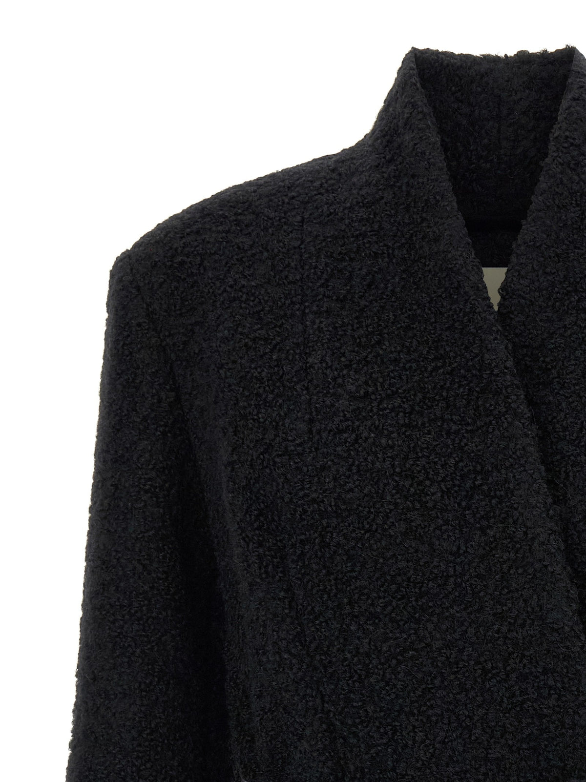 ISABEL MARANT Syndra Belted Blazer Black, view 3