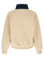 Entire Studios System Half Zip Fleece Fleece Sweatshirt Beige, view 2
