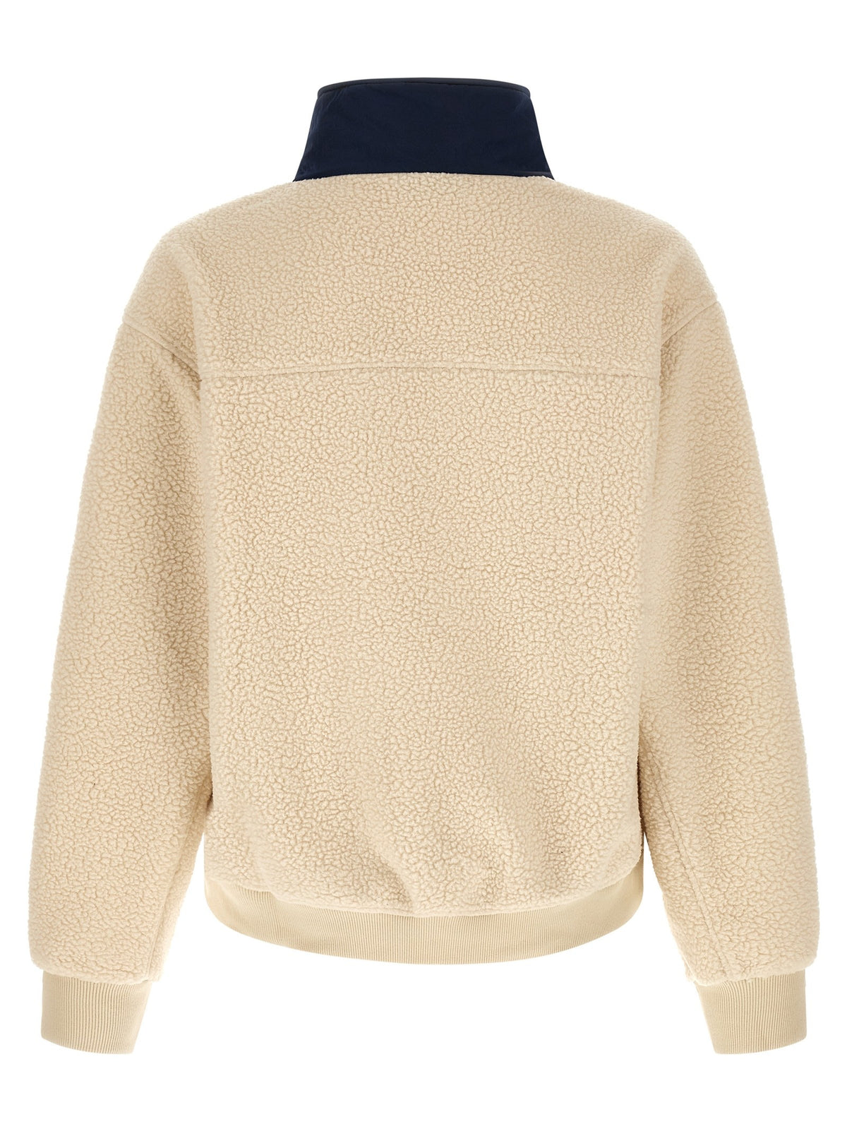 Entire Studios System Half Zip Fleece Fleece Sweatshirt Beige, view 2