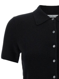 T BY ALEXANDER WANG - T BY ALEXANDER WANG - Polo cardigan - Women’s Knitwear