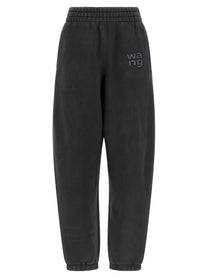 T BY ALEXANDER WANG - T BY ALEXANDER WANG - ’Hotfix logo’ joggers - Women’s Bottoms