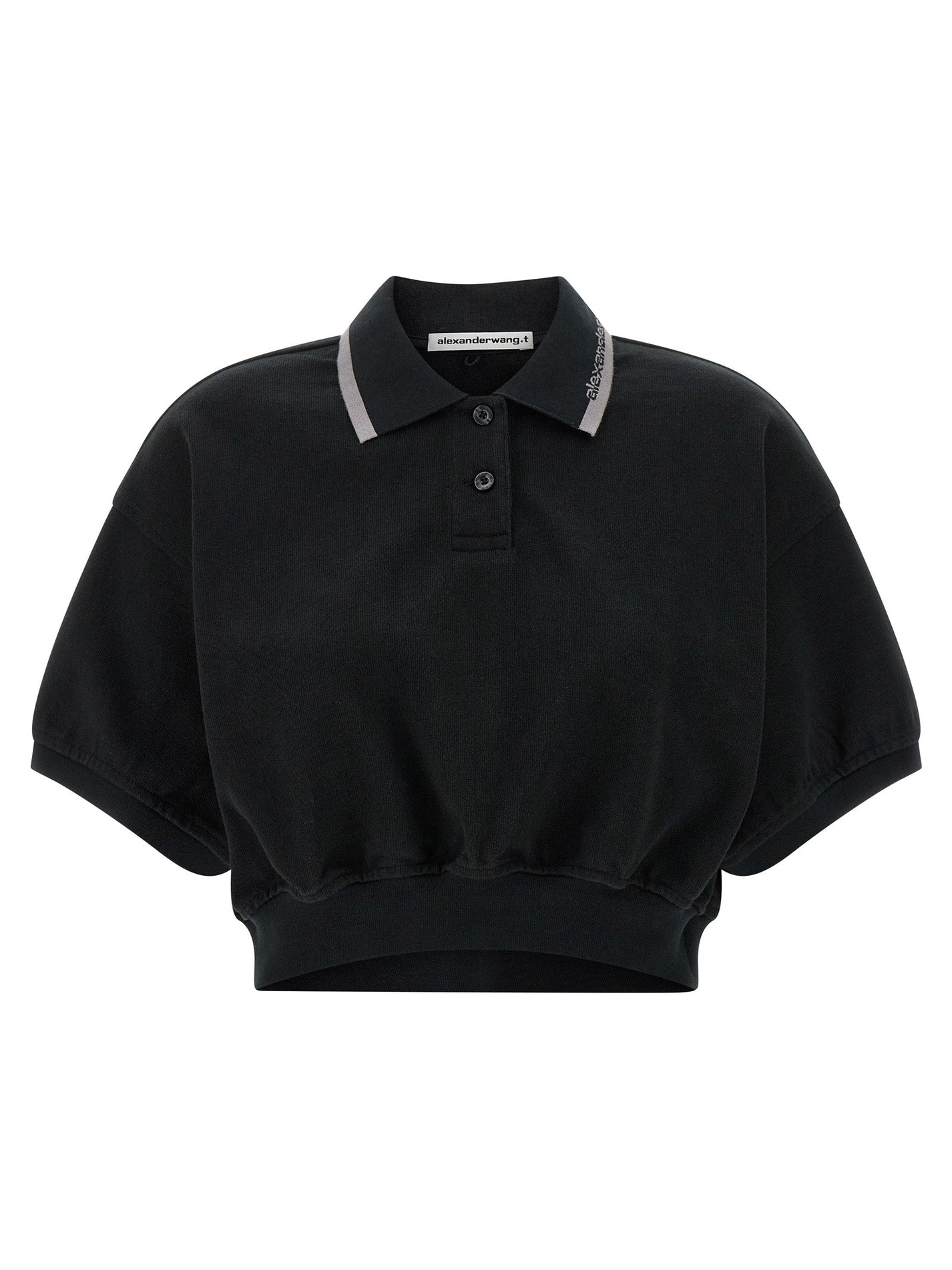 T BY ALEXANDER WANG - T BY ALEXANDER WANG - Intarsia collar polo shirt - Women’s Tops