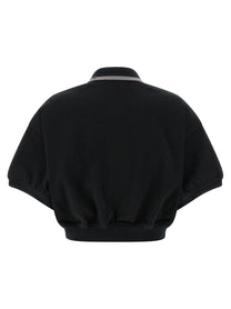 T BY ALEXANDER WANG - T BY ALEXANDER WANG - Intarsia collar polo shirt - Women’s Tops