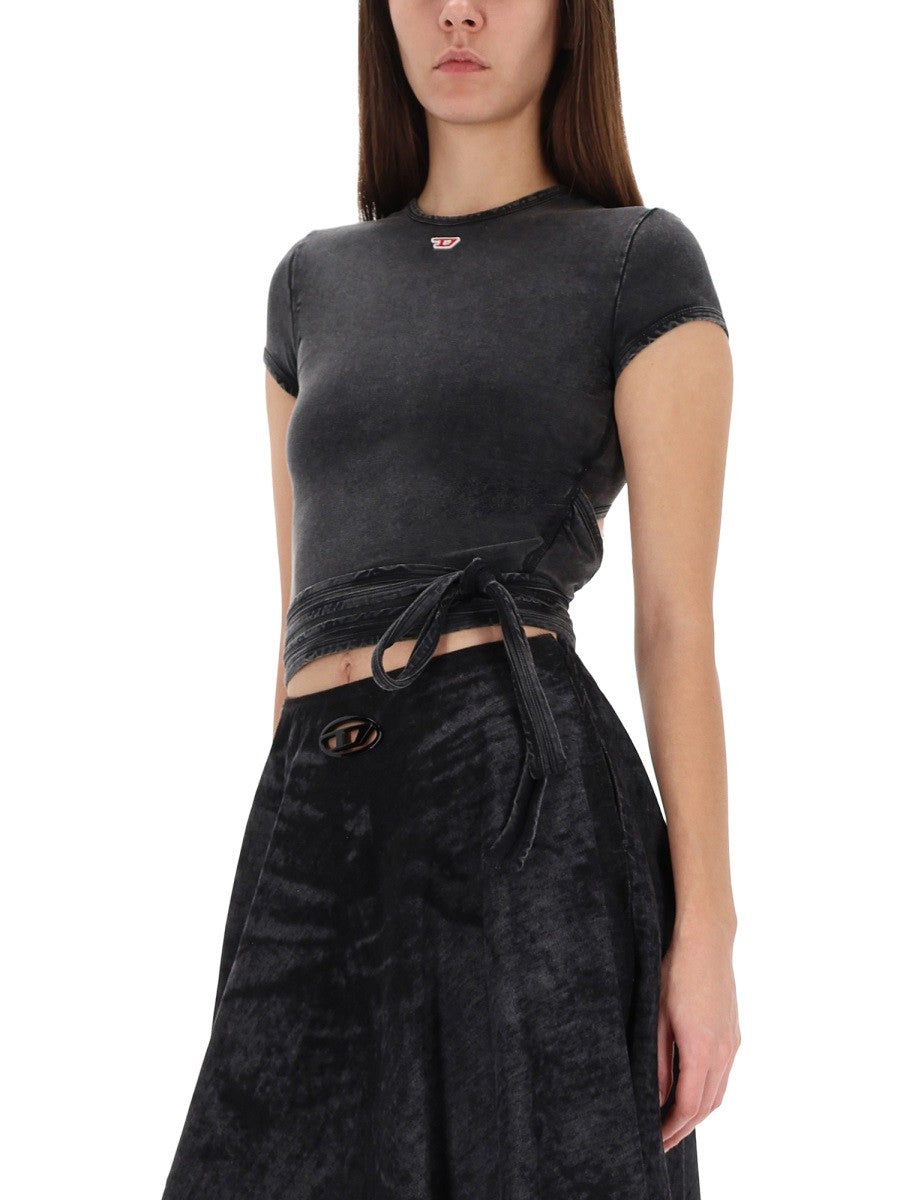 Diesel Women's Top Black Diesel