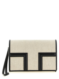 Toteme Flap Envelope Clutch Beige