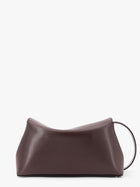 Toteme Women's Lock Clutch Leather Crossbody Bag Brown, view 2