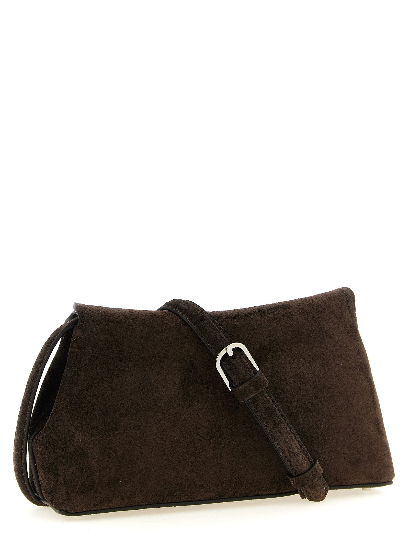 Toteme Lock Clutch Brown