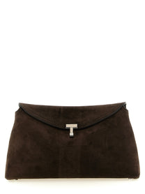 Toteme Lock Clutch Brown