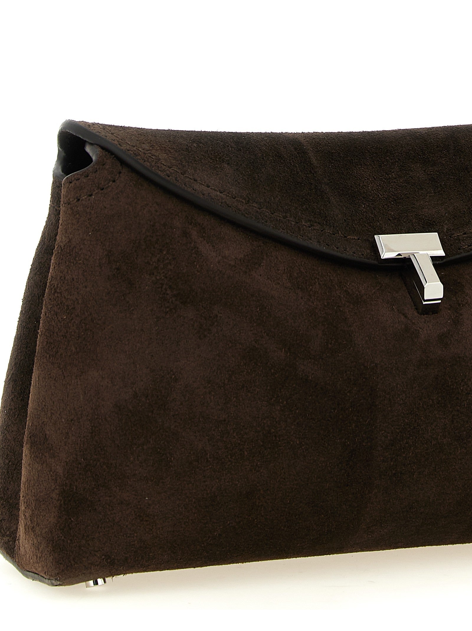 Toteme Lock Clutch Brown