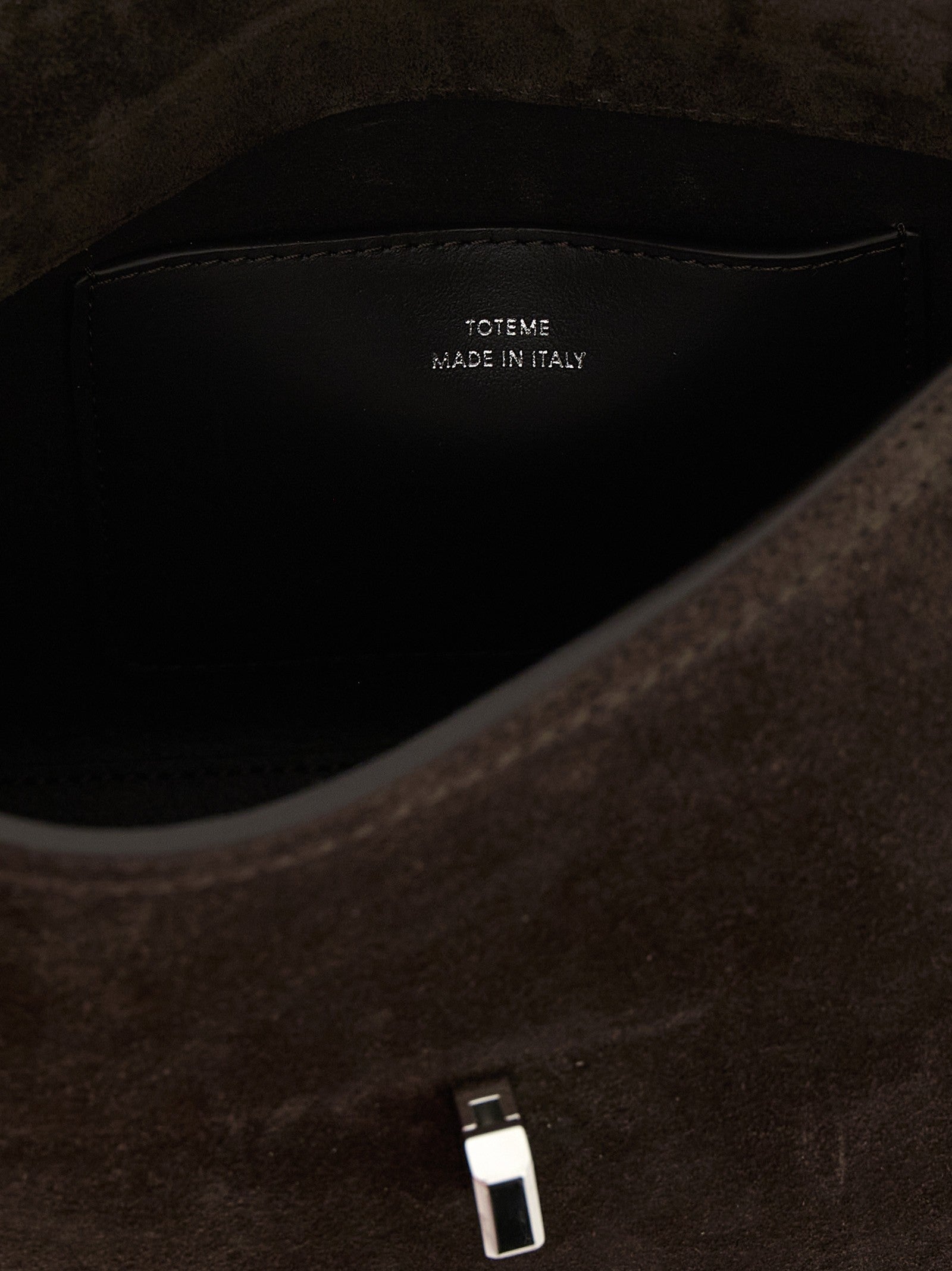 Toteme Lock Clutch Brown