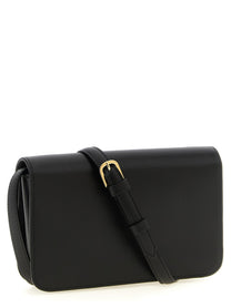 Toteme Lock Crossbody Bag Black
