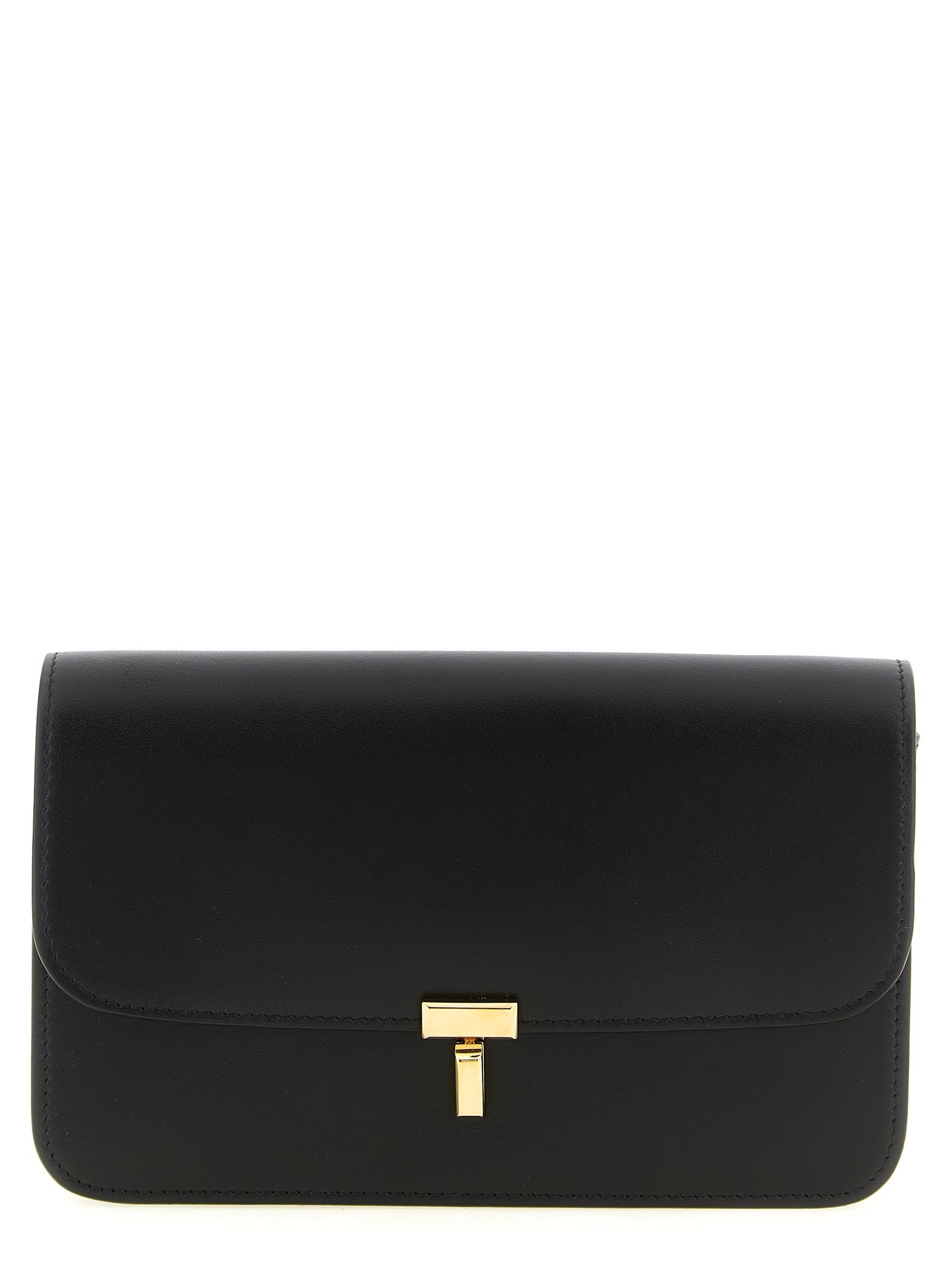 Toteme Lock Crossbody Bag Black
