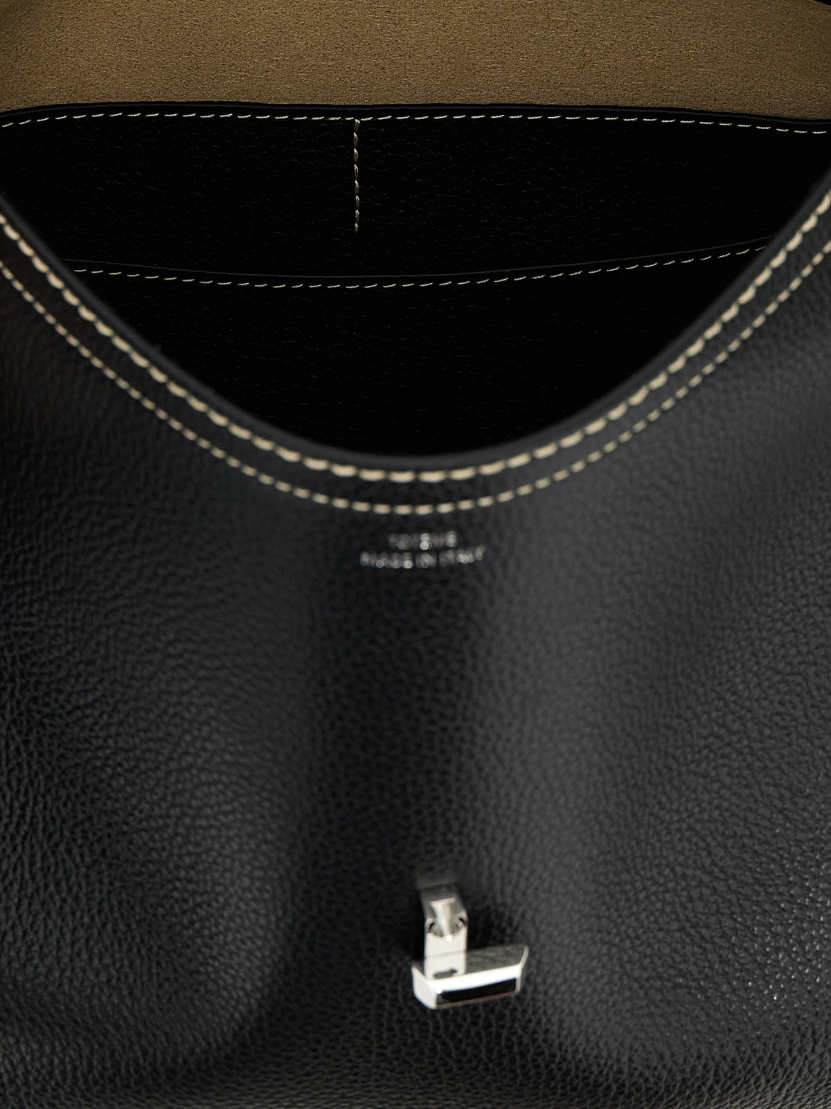 Toteme Lock Handbag Black