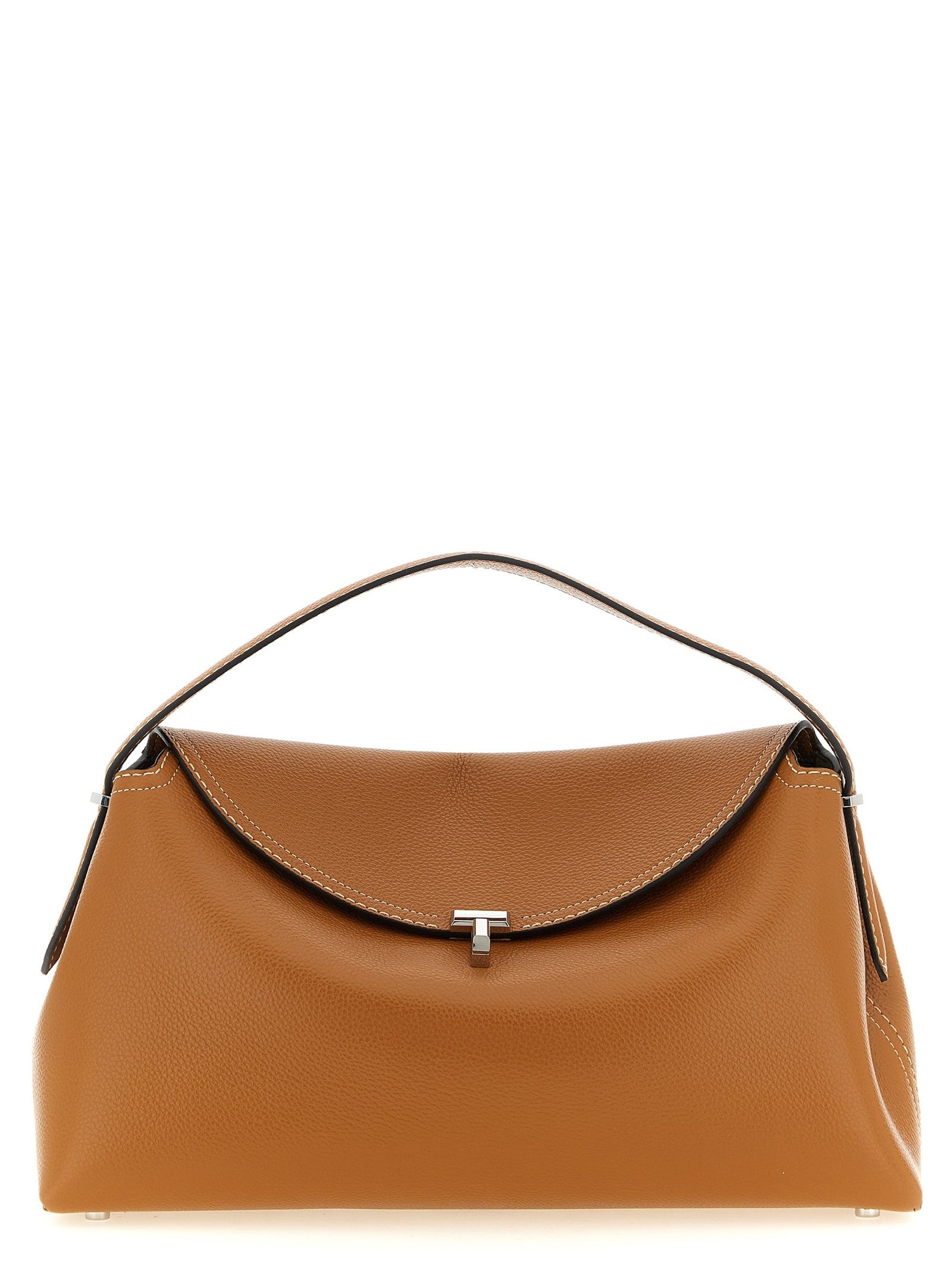 Toteme Women's Lock Handbag Brown