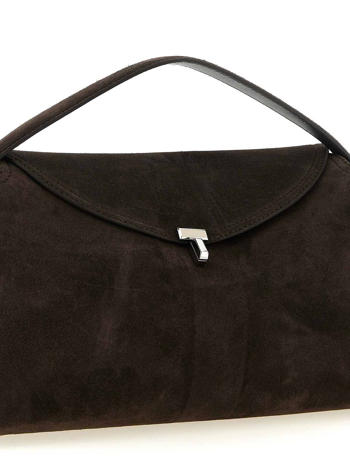 Toteme Lock Handbag Brown