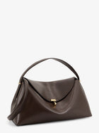 Toteme Women's Lock Leather Handbag Brown, view 4