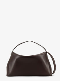 Toteme Women's Lock Leather Handbag Brown, view 3