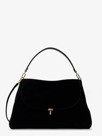 Toteme Women's Lock Leather Handbag Black