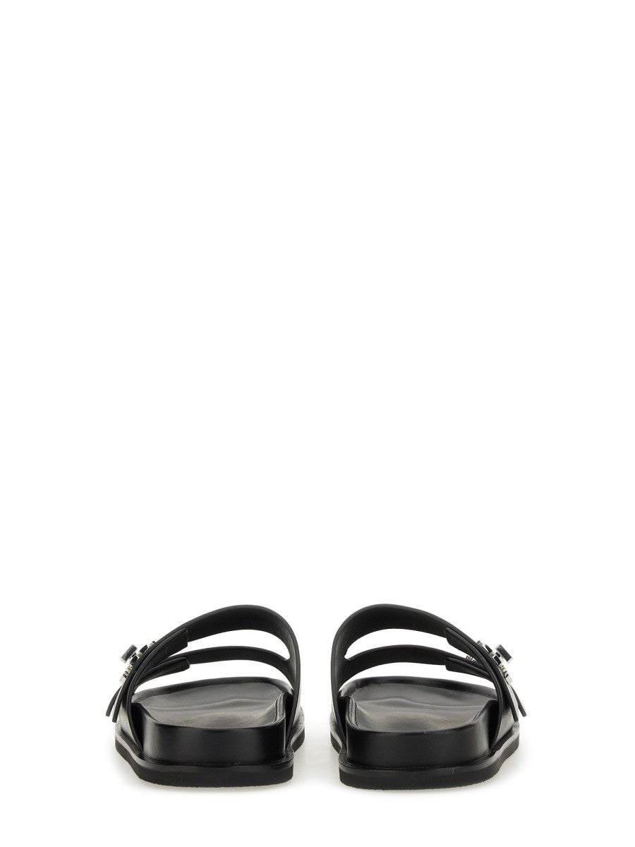 Tory Burch Women's Lock Sandal Black