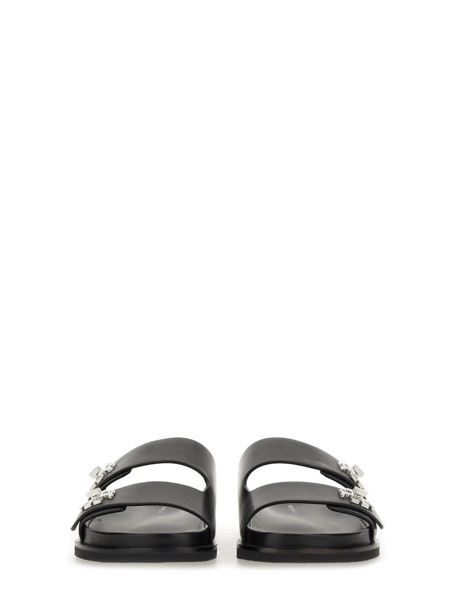 Tory Burch Women's Lock Sandal Black