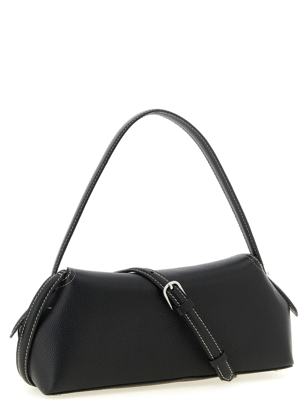 Toteme Lock Shoulder Bag Black