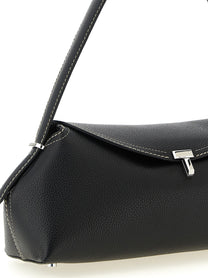 Toteme Lock Shoulder Bag Black
