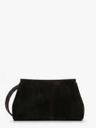 Toteme Women's Lock Suede Handbag Brown, view 2