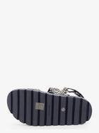 Tory Burch Women's Mono Perfect Monogram Fabric Sandals Blue, view 4
