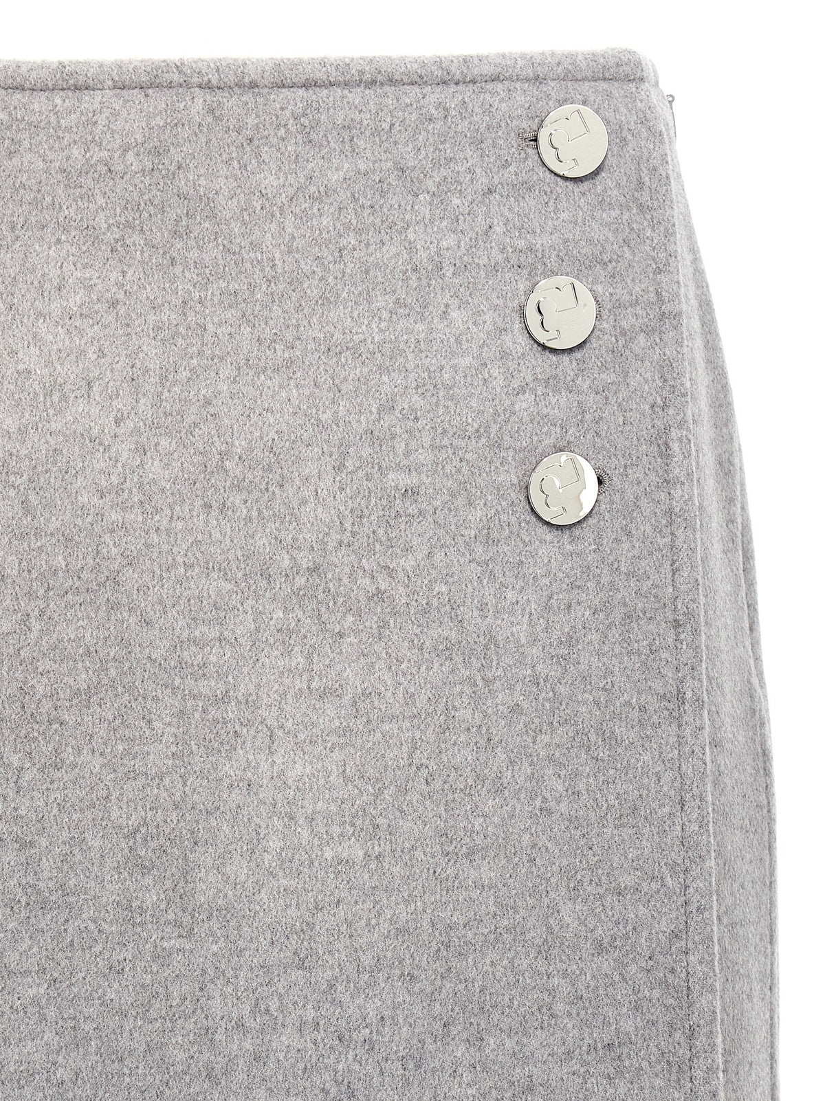 Tory Burch Monogram Skirt Grey
