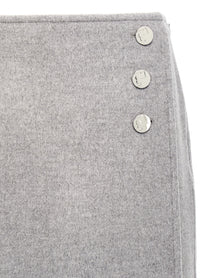 Tory Burch Monogram Skirt Grey
