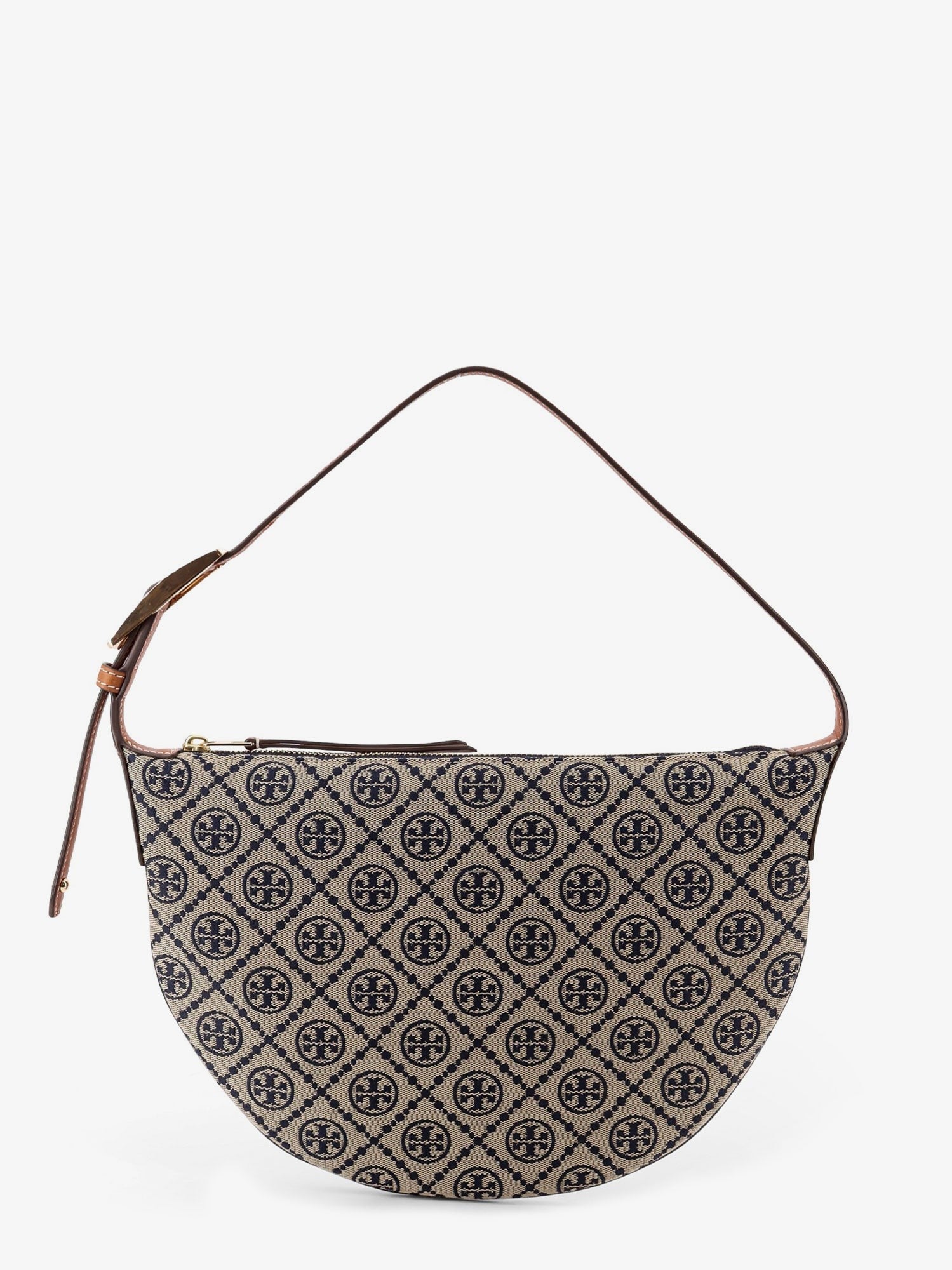 Tory Burch Women's Monogram Small Balloon Shoulder Bag Blue