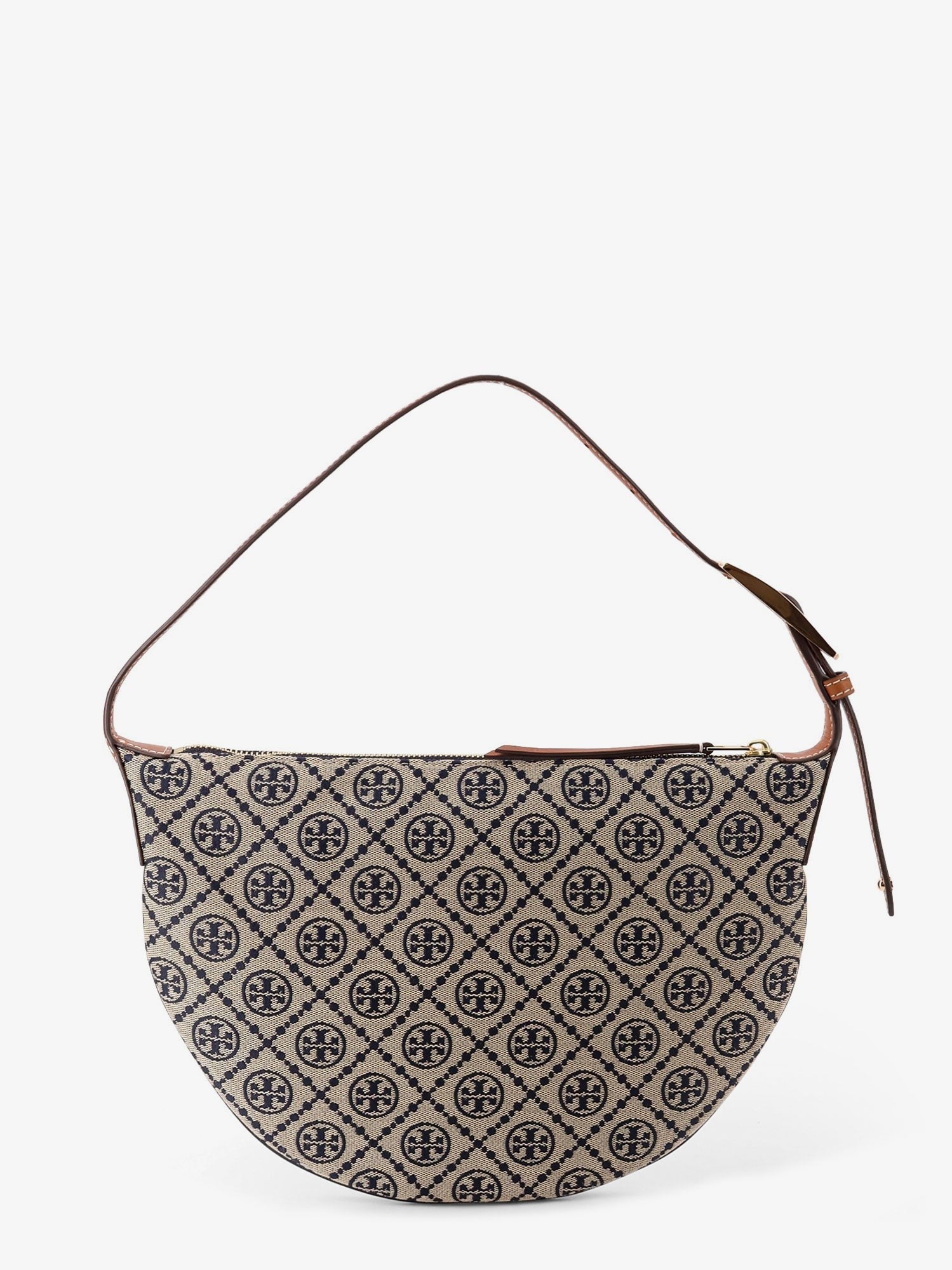 Tory Burch Women's Monogram Small Balloon Shoulder Bag Blue