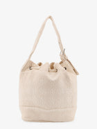 Tory Burch Women's Monogram Terry Canvas Bucket Bag White, view 2