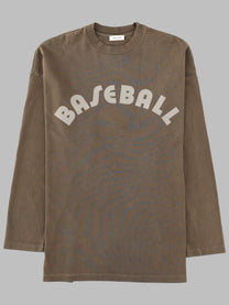 Fear Of God Men's Shirt Manica Lunga Baseball Brown