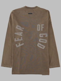 Fear Of God Men's Shirt Manica Lunga Baseball Brown