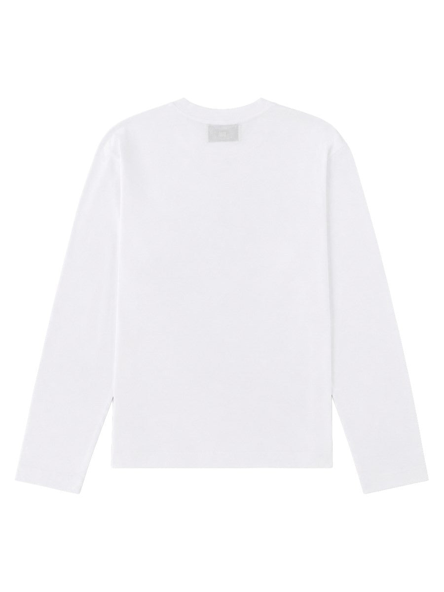 Ami Paris Men's Shirt Manica Lunga Con White