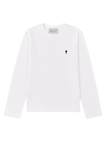 Ami Paris Men's Shirt Manica Lunga Con White