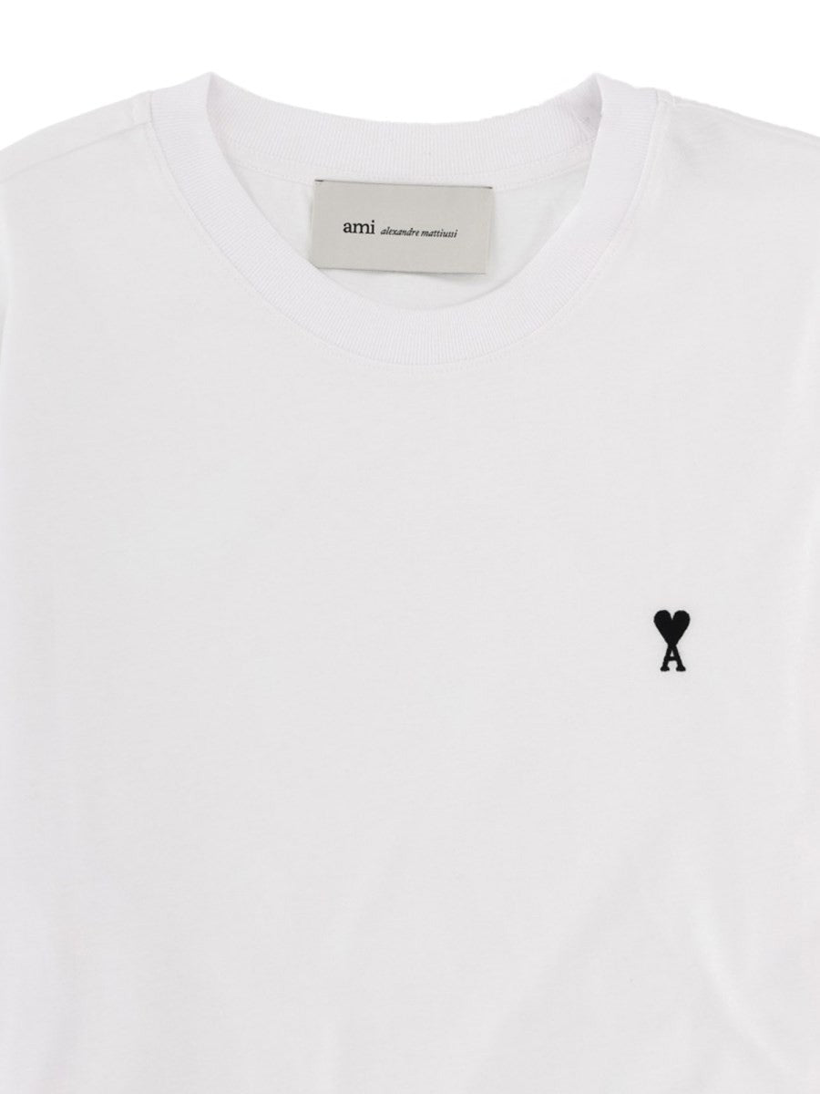 Ami Paris Men's Shirt Manica Lunga Con White