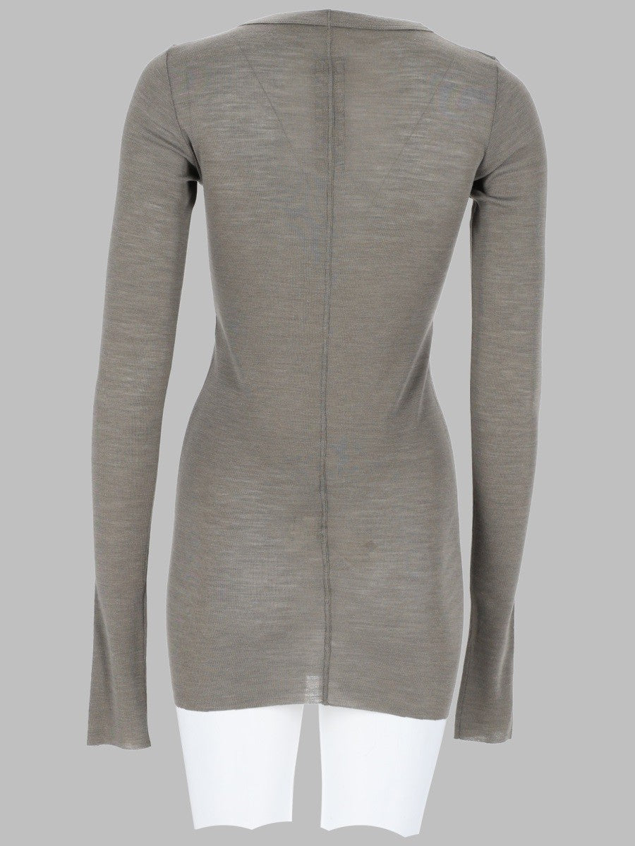 Rick Owens Women's Shirt Manica Lunga Beige
