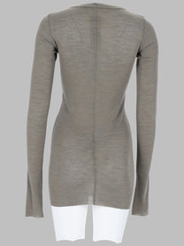 Rick Owens Women's Shirt Manica Lunga Beige